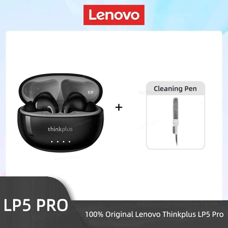 Lenovo LP5 PRO Wireless Bluetooth 5.4 Earphones TWS HiFi Sound Gaming Earbuds LP5Pro Sport headset Long Standby with Mic 2025
