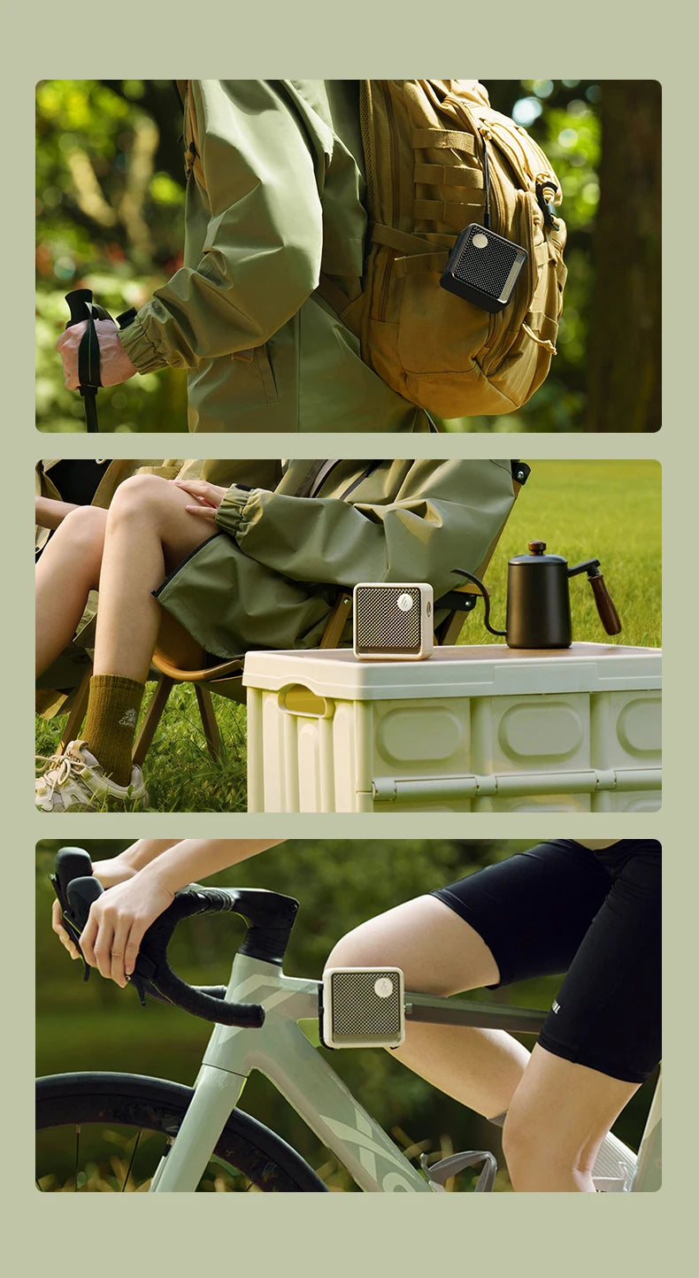 Edifier ES20 Portable Bluetooth Speaker Wireless Speaker IP67 Waterproof Light Effects Outdoor Speakers Deep Bass with Mic