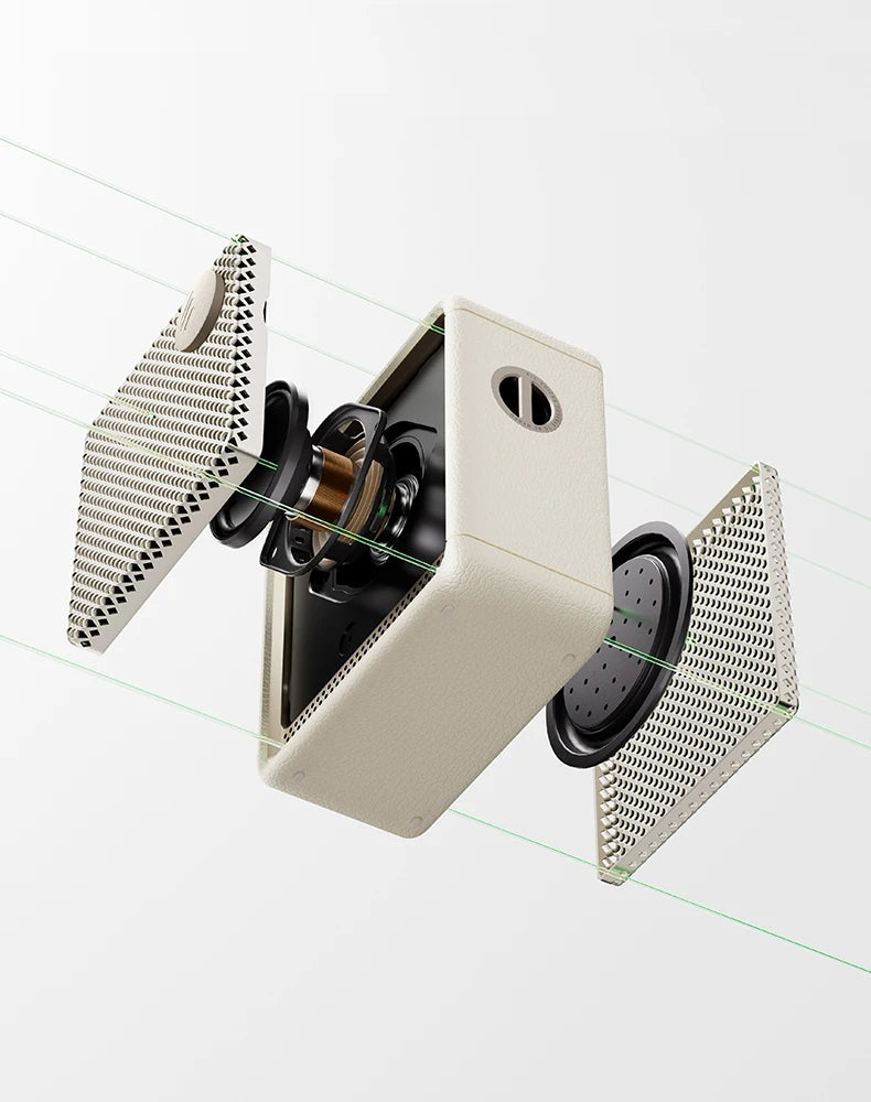 Edifier ES20 Portable Bluetooth Speaker Wireless Speaker IP67 Waterproof Light Effects Outdoor Speakers Deep Bass with Mic