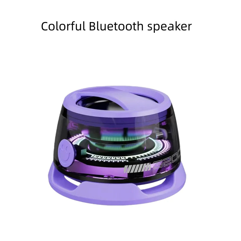 Portable Bluetooth Speaker HECATE G200 RGB Lighting Magnetic Speaker BT5.3 Mini Sound Box 7 Hours Playback Phone Holder