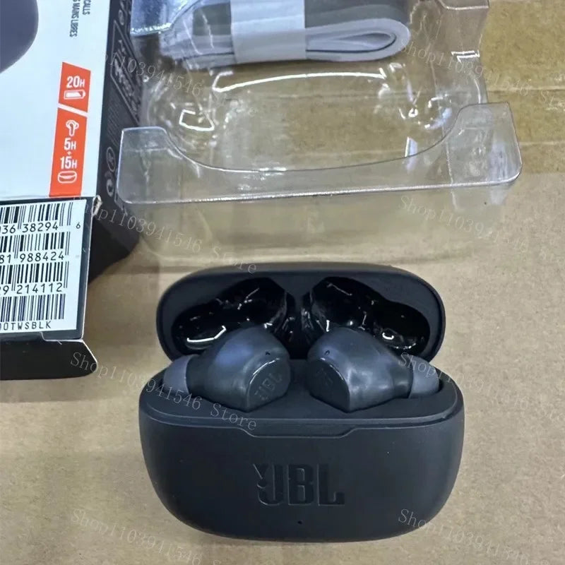 JBL WAVE 200TWS Features True Wireless Earbuds JBL W200 tws Bluetooth 5.0 Earphones Sports Headphones With Mic HK version
