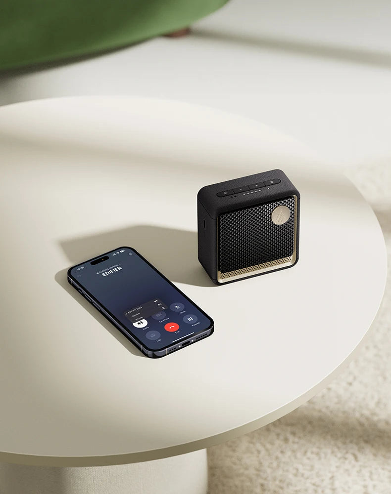 Edifier ES20 Portable Bluetooth Speaker Wireless Speaker IP67 Waterproof Light Effects Outdoor Speakers Deep Bass with Mic