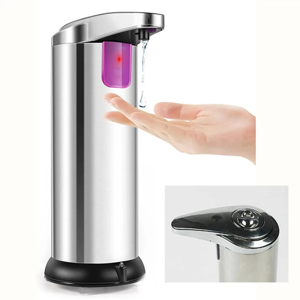 Touchless Smart Induction Soap Dispenser Large Capacity Waterproof Design Automatic Soap Dispenser Sensor Technology