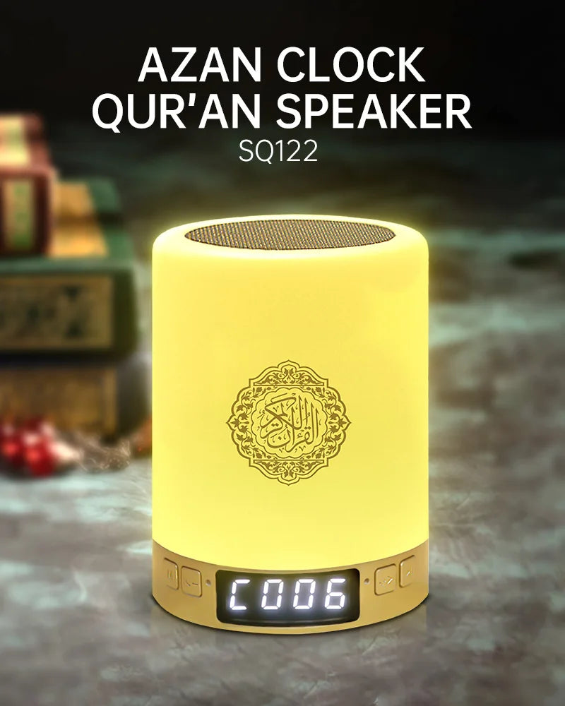 Bright Quran Azan Muslim Koran Bluetooth Speaker Portable Night Light Holy Lamp Sound Box Music Wireless Caixa De Som Bocina Mp3