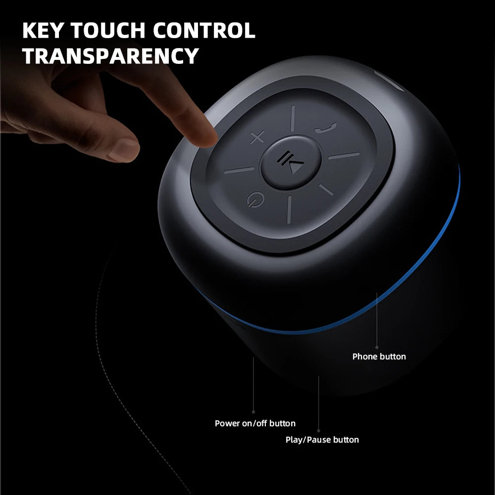 Philips TAS1009 Portable Desktop Wireless Speaker BT5.3 Powerful Sound 1200MAh Battery Life RGB Subwoofer for Outdoors Camping