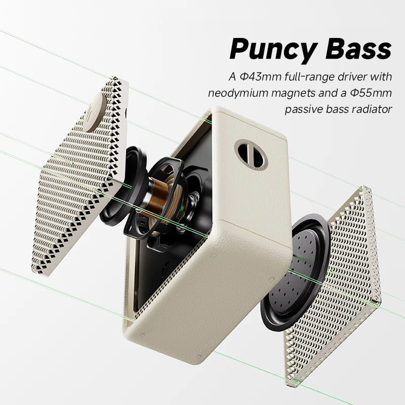 Edifier ES20 Portable Bluetooth Speaker Wireless Speaker IP67 Waterproof Light Effects Outdoor Speakers Deep Bass with Mic