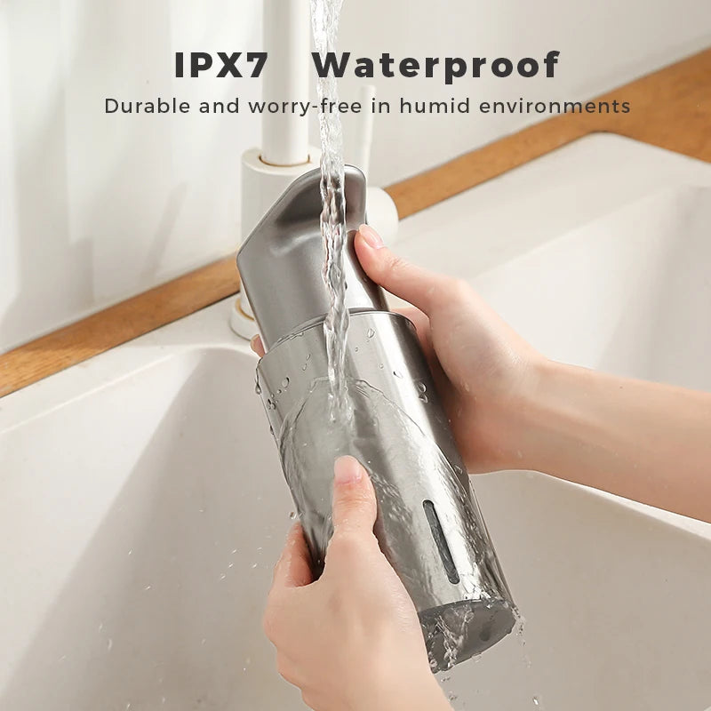 480ml Kitchen Soap Dispenser Automatic Sensor Hand Sanitizer Machine Intelligent Electric Body Wash Soap Dispenser 304 Stainless Steel