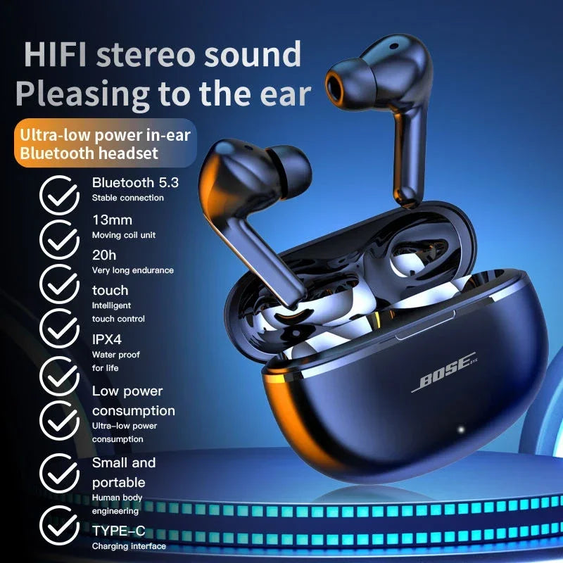 Original BOSEbye Air 7 Earphone TWS Bluetooth Headset HiFi Wireless Mic Noise Reduction Earbuds Waterproof Game Motion Headphone