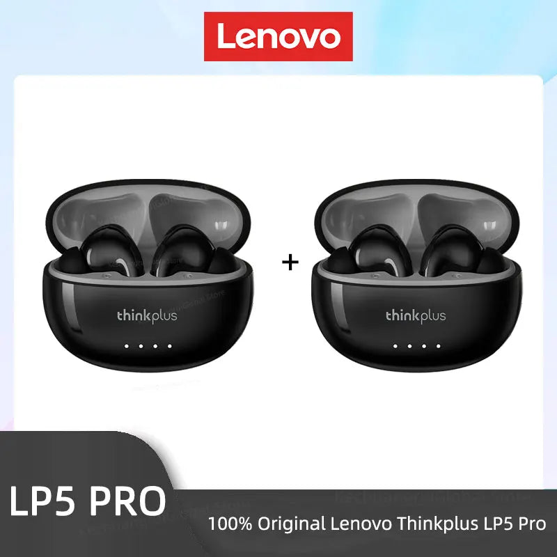 Lenovo LP5 PRO Wireless Bluetooth 5.4 Earphones TWS HiFi Sound Gaming Earbuds LP5Pro Sport headset Long Standby with Mic 2025