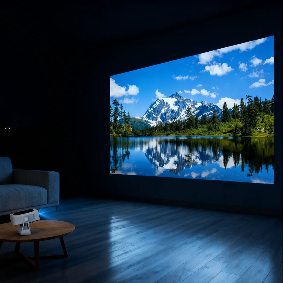 4K Auto Focus Portable Home Cinema Auto Keystone Projector FHD Dual Band WiFi BT Remote Control Home Theater Outdoor Projetor