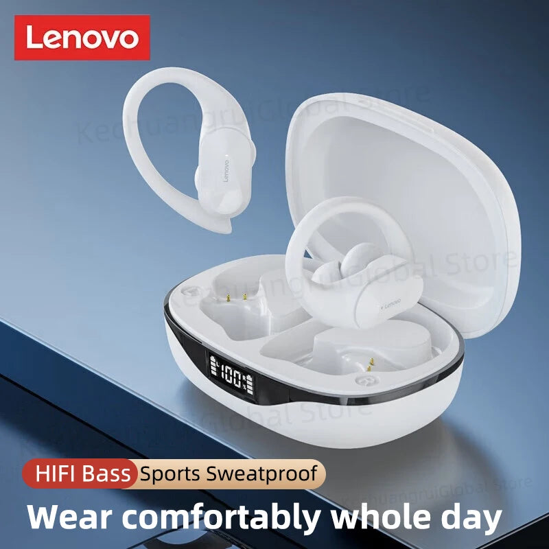 3/5/10PCS Original Lenovo LP75 TWS Sports Headphones Wireless Bluetooth 5.3 EarHook Noise Reduction Gaming Earphone Wholesale