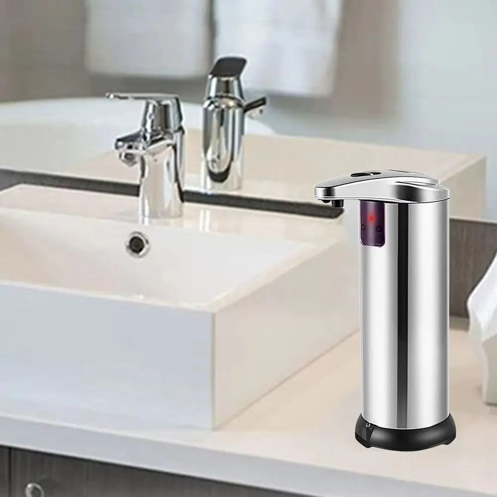 Touchless Smart Induction Soap Dispenser Large Capacity Waterproof Design Automatic Soap Dispenser Sensor Technology